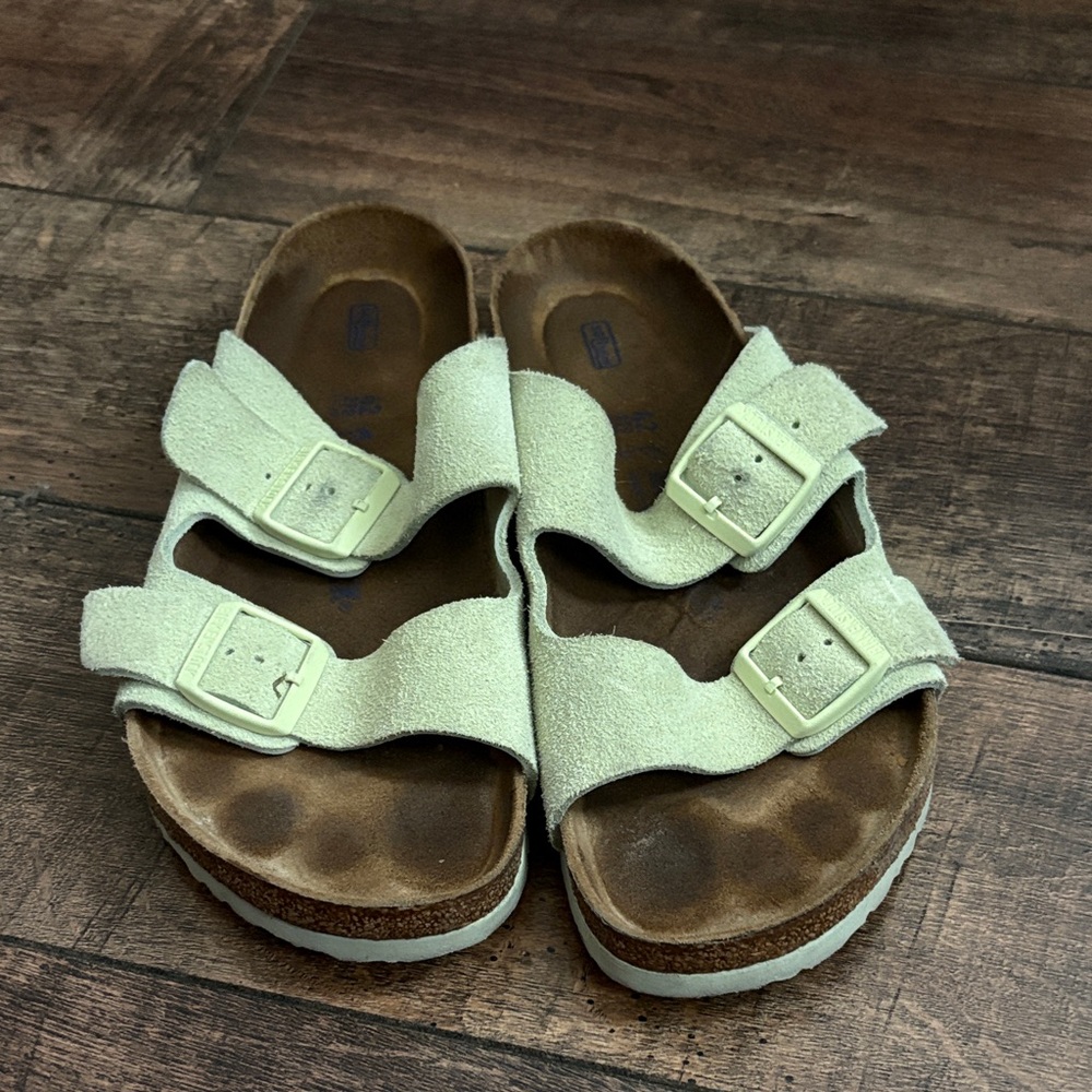 Birkenstock Sandals in Lime Green size 42